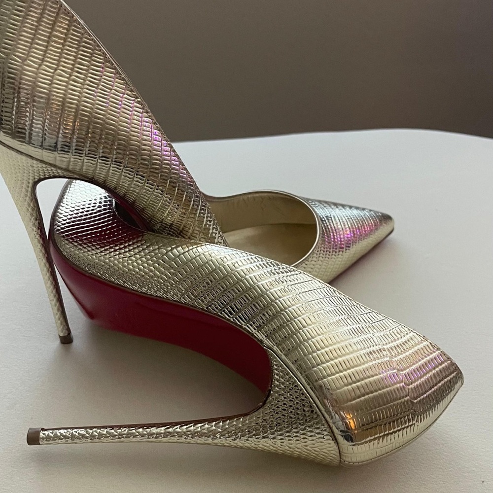 Christian Louboutin Shimmering golden Heels